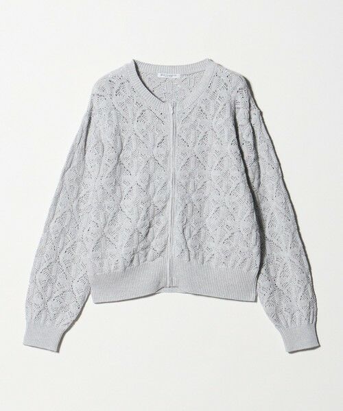 BEAUTY&YOUTH UNITED ARROWS / ビューティー&ユース ユナイテッドアローズ カーディガン・ボレロ | 【WEB限定 Wardrobe DAILY MINIMAL】レース ジップカーディガン ウォッシャブル | 詳細20