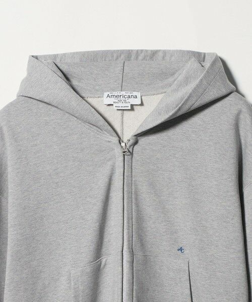 BEAUTY&YOUTH UNITED ARROWS / ビューティー&ユース ユナイテッドアローズ パーカー | 【別注】＜Americana＞スウェット ジップ パーカー | 詳細9