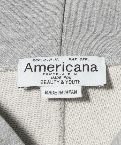 BEAUTY&YOUTH UNITED ARROWS / ビューティー&ユース ユナイテッドアローズ パーカー | 【別注】＜Americana＞スウェット ジップ パーカー | 詳細17