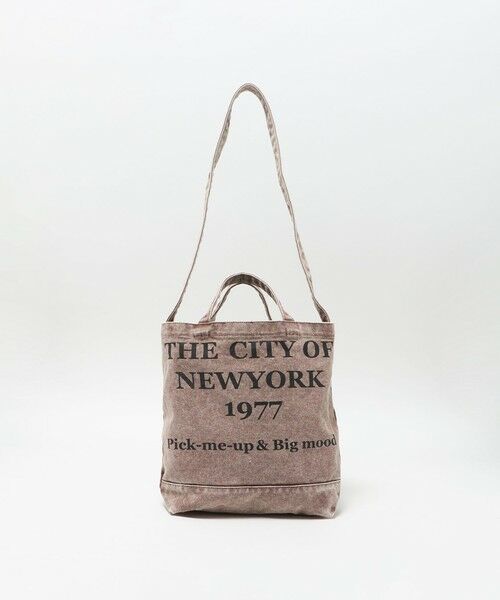 BEAUTY&YOUTH UNITED ARROWS / ビューティー&ユース ユナイテッドアローズ ショルダーバッグ | 【別注】＜CONTROL FREAK＞ウォッシュ メッセージ 2WAY ショルダーバッグ | 詳細3