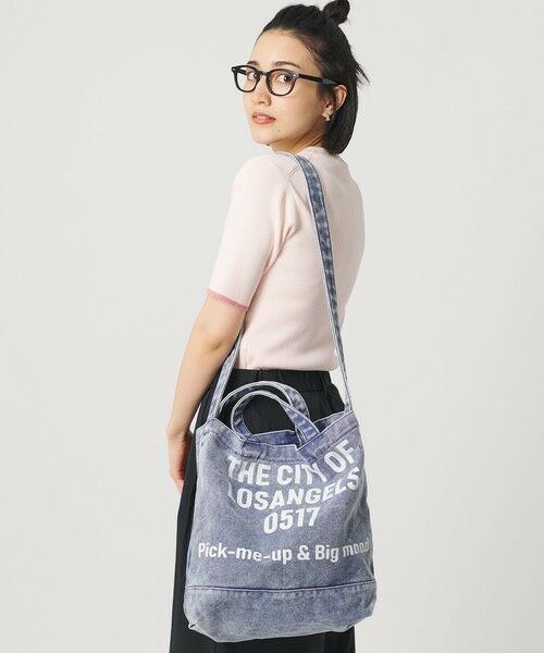 BEAUTY&YOUTH UNITED ARROWS / ビューティー&ユース ユナイテッドアローズ ショルダーバッグ | 【別注】＜CONTROL FREAK＞ウォッシュ メッセージ 2WAY ショルダーバッグ | 詳細13