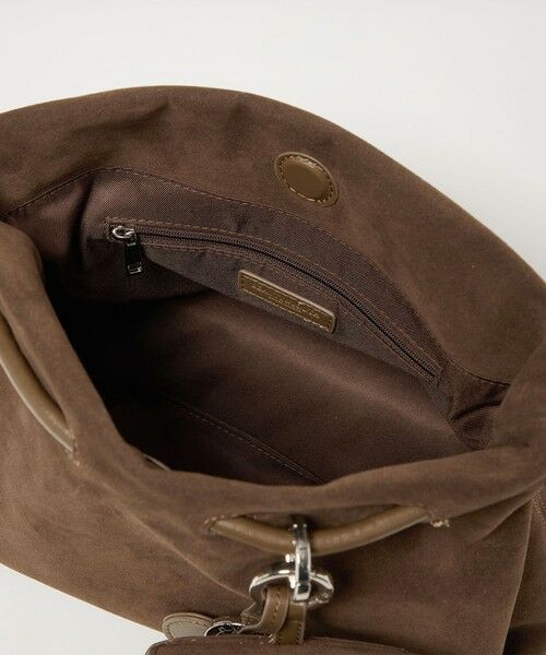 BEAUTY&YOUTH UNITED ARROWS / ビューティー&ユース ユナイテッドアローズ ショルダーバッグ | スエードライク チャーム ドロスト バッグ | 詳細28