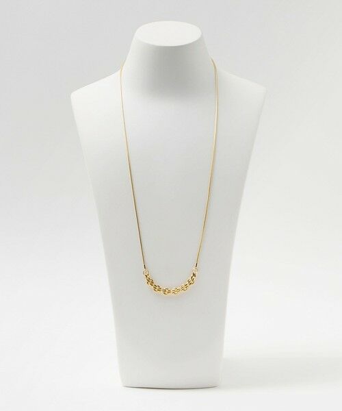 BEAUTY&YOUTH UNITED ARROWS / ビューティー&ユース ユナイテッドアローズ ネックレス・ペンダント・チョーカー | メタル チェーンモチーフ スライダー ネックレス | 詳細7