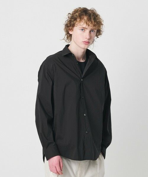 BEAUTY&YOUTH UNITED ARROWS / ビューティー&ユース ユナイテッドアローズ シャツ・ブラウス | ライト コットンナイロン ワッシャー レギュラーシャツ GRANDE TAPERD型 | 詳細2