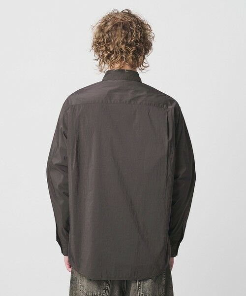 BEAUTY&YOUTH UNITED ARROWS / ビューティー&ユース ユナイテッドアローズ シャツ・ブラウス | ライト コットンナイロン ワッシャー レギュラーシャツ GRANDE TAPERD型 | 詳細13