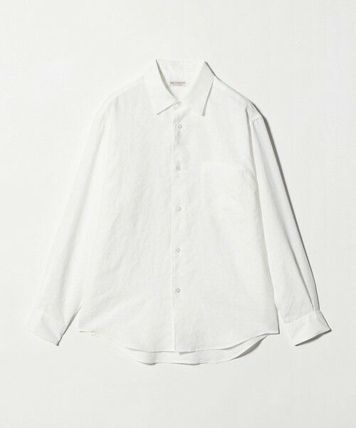 BEAUTY&YOUTH UNITED ARROWS / ビューティー&ユース ユナイテッドアローズ シャツ・ブラウス | ライト リネンタッチ レギュラー シャツ FORM TAPERD型 | 詳細3
