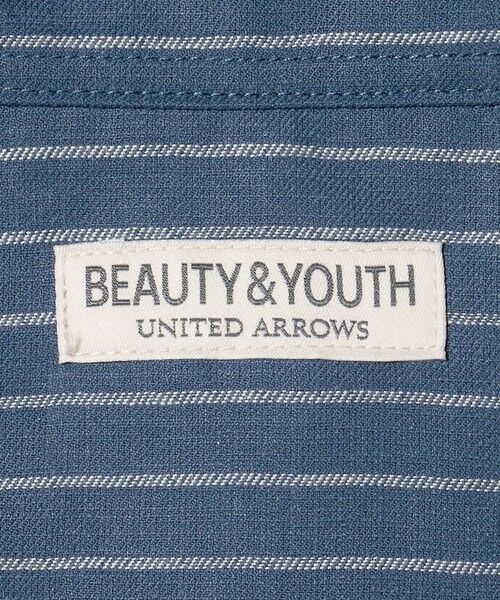 BEAUTY&YOUTH UNITED ARROWS / ビューティー&ユース ユナイテッドアローズ シャツ・ブラウス | ライト リネンタッチ ストライプ レギュラー シャツ FORM TAPERD型 | 詳細21