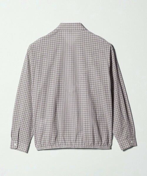 BEAUTY&YOUTH UNITED ARROWS / ビューティー&ユース ユナイテッドアローズ シャツ・ブラウス | シャーリング チェック ジップシャツ | 詳細7