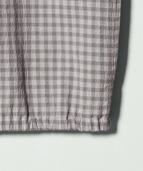 BEAUTY&YOUTH UNITED ARROWS / ビューティー&ユース ユナイテッドアローズ シャツ・ブラウス | シャーリング チェック ジップシャツ | 詳細10