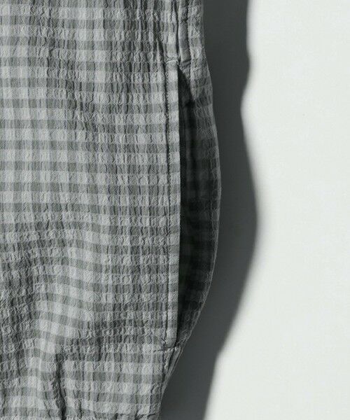 BEAUTY&YOUTH UNITED ARROWS / ビューティー&ユース ユナイテッドアローズ シャツ・ブラウス | シャーリング チェック ジップシャツ | 詳細5