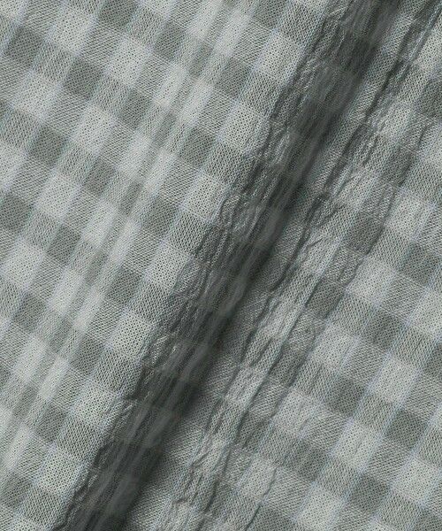 BEAUTY&YOUTH UNITED ARROWS / ビューティー&ユース ユナイテッドアローズ シャツ・ブラウス | シャーリング チェック ジップシャツ | 詳細6