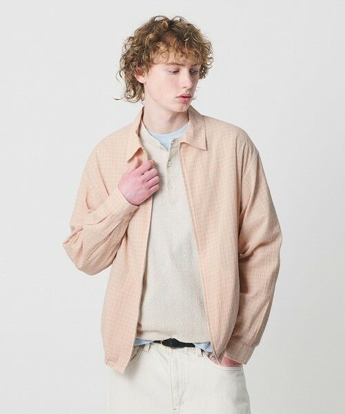 BEAUTY&YOUTH UNITED ARROWS / ビューティー&ユース ユナイテッドアローズ シャツ・ブラウス | シャーリング チェック ジップシャツ | 詳細16