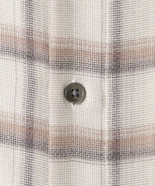 BEAUTY&YOUTH UNITED ARROWS / ビューティー&ユース ユナイテッドアローズ シャツ・ブラウス | レイヤード オンブレチェック レギュラー シャツ GRANDE TAPERD型 | 詳細3