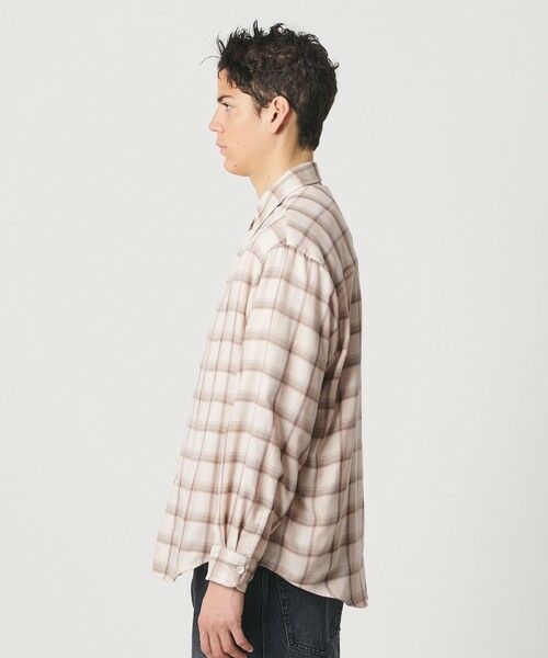 BEAUTY&YOUTH UNITED ARROWS / ビューティー&ユース ユナイテッドアローズ シャツ・ブラウス | レイヤード オンブレチェック レギュラー シャツ GRANDE TAPERD型 | 詳細8