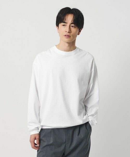 BEAUTY&YOUTH UNITED ARROWS / ビューティー&ユース ユナイテッドアローズ カットソー | リファインド コットン スウェット（WHITE）