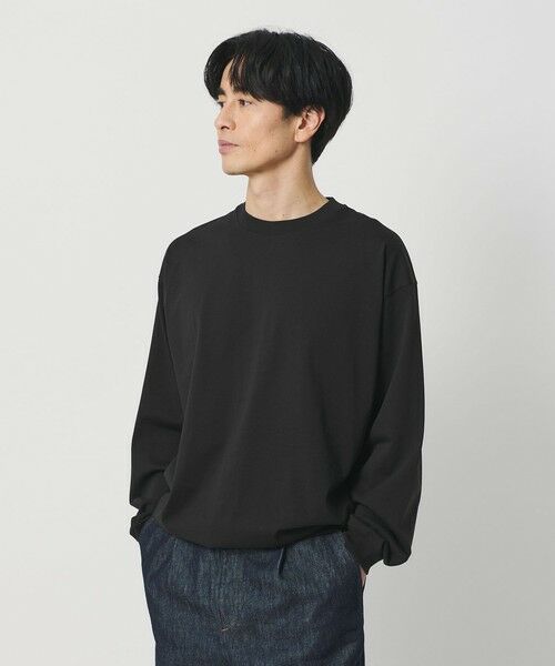 BEAUTY&YOUTH UNITED ARROWS / ビューティー&ユース ユナイテッドアローズ カットソー | リファインド コットン スウェット（BLACK）