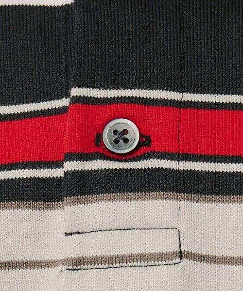 BEAUTY&YOUTH UNITED ARROWS / ビューティー&ユース ユナイテッドアローズ カットソー | マルチ ボーダー ロング スリーブ ポロカラー カットソー | 詳細7