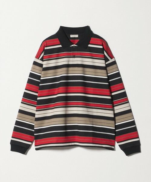 BEAUTY&YOUTH UNITED ARROWS / ビューティー&ユース ユナイテッドアローズ カットソー | マルチ ボーダー ロング スリーブ ポロカラー カットソー | 詳細8