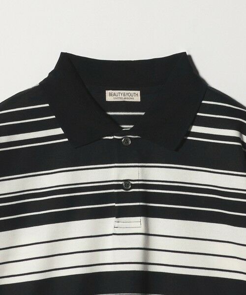 BEAUTY&YOUTH UNITED ARROWS / ビューティー&ユース ユナイテッドアローズ カットソー | マルチ ボーダー ロング スリーブ ポロカラー カットソー | 詳細21