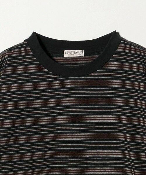 BEAUTY&YOUTH UNITED ARROWS / ビューティー&ユース ユナイテッドアローズ カットソー | オルタネイトボーダー ボリュームスリーブ クルーネック カットソー | 詳細3