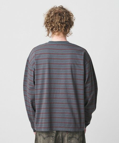 BEAUTY&YOUTH UNITED ARROWS / ビューティー&ユース ユナイテッドアローズ カットソー | オルタネイトボーダー ボリュームスリーブ クルーネック カットソー | 詳細10