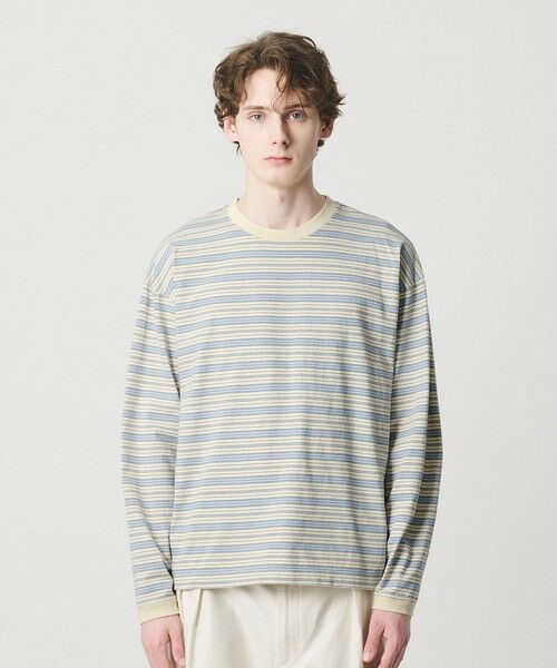 BEAUTY&YOUTH UNITED ARROWS / ビューティー&ユース ユナイテッドアローズ カットソー | オルタネイトボーダー ボリュームスリーブ クルーネック カットソー | 詳細11