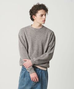 BEAUTY&YOUTH UNITED ARROWS / ビューティー&ユース ユナイテッドアローズ ニット・セーター | リネンブレンド メランジ クルーネック ニット ウォッシャブル