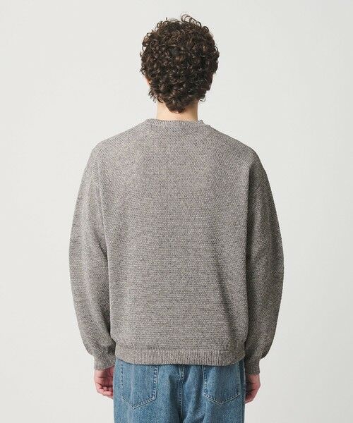 BEAUTY&YOUTH UNITED ARROWS / ビューティー&ユース ユナイテッドアローズ ニット・セーター | リネンブレンド メランジ クルーネック ニット ウォッシャブル | 詳細6
