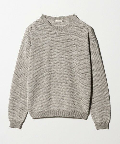 BEAUTY&YOUTH UNITED ARROWS / ビューティー&ユース ユナイテッドアローズ ニット・セーター | リネンブレンド メランジ クルーネック ニット ウォッシャブル | 詳細14