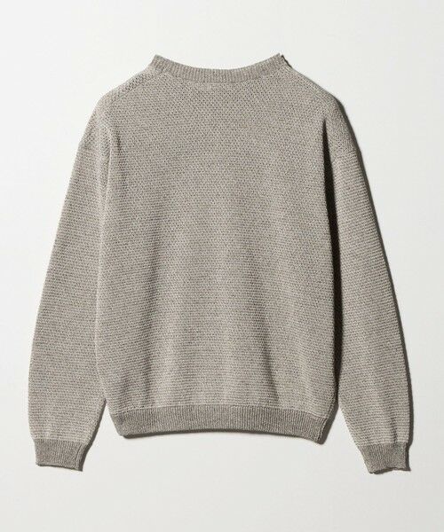 BEAUTY&YOUTH UNITED ARROWS / ビューティー&ユース ユナイテッドアローズ ニット・セーター | リネンブレンド メランジ クルーネック ニット ウォッシャブル | 詳細15