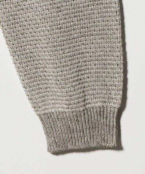 BEAUTY&YOUTH UNITED ARROWS / ビューティー&ユース ユナイテッドアローズ ニット・セーター | リネンブレンド メランジ クルーネック ニット ウォッシャブル | 詳細17