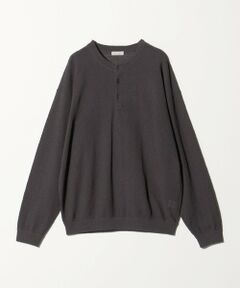 BEAUTY&YOUTH UNITED ARROWS / ビューティー&ユース ユナイテッドアローズ ニット・セーター | テクスチャード 3ボタン ヘンリーネック ニット ウォッシャブル