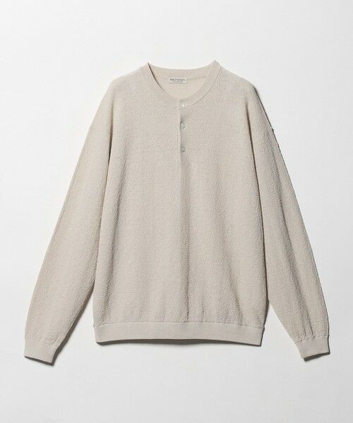 BEAUTY&YOUTH UNITED ARROWS / ビューティー&ユース ユナイテッドアローズ ニット・セーター | テクスチャード 3ボタン ヘンリーネック ニット ウォッシャブル | 詳細18