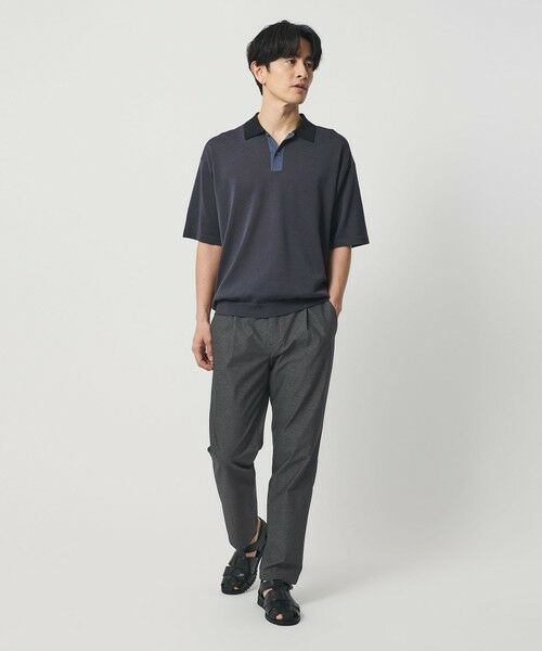 BEAUTY&YOUTH UNITED ARROWS / ビューティー&ユース ユナイテッドアローズ その他パンツ | スラブ １プリーツ イージー テーパード パンツ NO.5 ストレッチ 撥水 UVカット | 詳細9