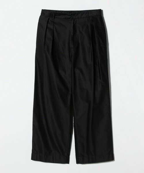 BEAUTY&YOUTH UNITED ARROWS / ビューティー&ユース ユナイテッドアローズ その他パンツ | GIZA モールスキン 2タック パンツ NO.10（BLACK）