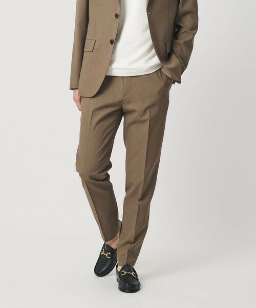 BEAUTY&YOUTH UNITED ARROWS / ビューティー&ユース ユナイテッドアローズ その他パンツ | 東レ/TORAY ナノデザイン ノープリーツパンツ NO.1 ウォッシャブル セットアップ対応可能（BEIGE）