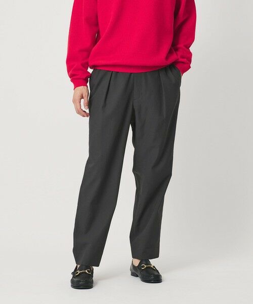 BEAUTY&YOUTH UNITED ARROWS / ビューティー&ユース ユナイテッドアローズ その他パンツ | KOMATSU PACK 1プリーツ イージー ワイド テーパード パンツ NO.9 セットアップ対応 撥水 ウォッシャブル | 詳細6