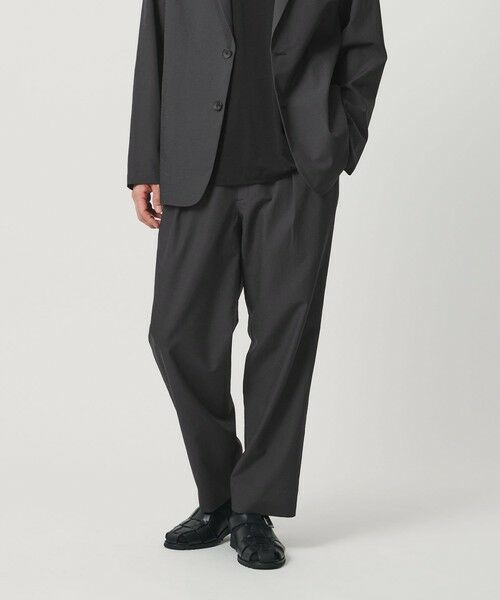 BEAUTY&YOUTH UNITED ARROWS / ビューティー&ユース ユナイテッドアローズ その他パンツ | KOMATSU PACK 1プリーツ イージー ワイド テーパード パンツ NO.9 セットアップ対応 撥水 ウォッシャブル | 詳細2