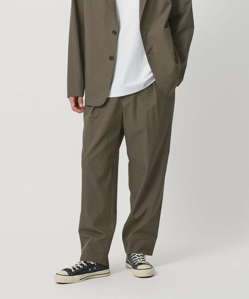 BEAUTY&YOUTH UNITED ARROWS / ビューティー&ユース ユナイテッドアローズ その他パンツ | KOMATSU PACK 1プリーツ イージー ワイド テーパード パンツ NO.9 セットアップ対応 撥水 ウォッシャブル | 詳細8