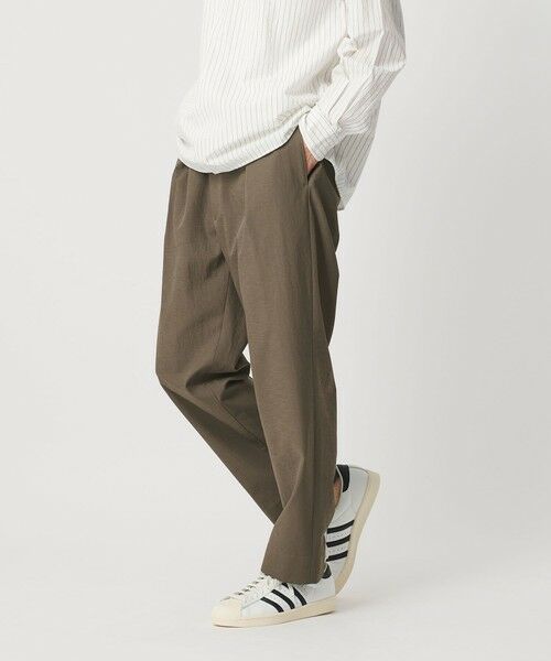 BEAUTY&YOUTH UNITED ARROWS / ビューティー&ユース ユナイテッドアローズ その他パンツ | KOMATSU PACK 1プリーツ イージー ワイド テーパード パンツ NO.9 セットアップ対応 撥水 ウォッシャブル | 詳細10