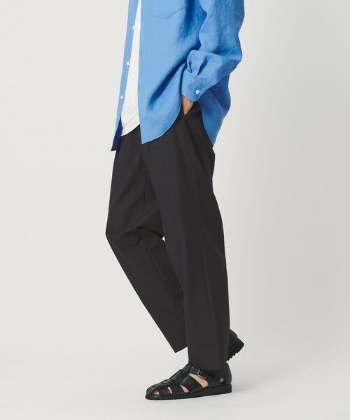 BEAUTY&YOUTH UNITED ARROWS / ビューティー&ユース ユナイテッドアローズ その他パンツ | KOMATSU PACK 1プリーツ イージー ワイド テーパード パンツ NO.9 セットアップ対応 撥水 ウォッシャブル | 詳細15