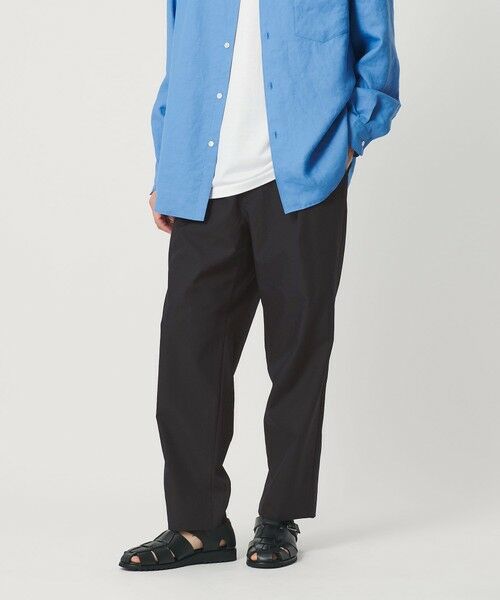 BEAUTY&YOUTH UNITED ARROWS / ビューティー&ユース ユナイテッドアローズ その他パンツ | KOMATSU PACK 1プリーツ イージー ワイド テーパード パンツ NO.9 セットアップ対応 撥水 ウォッシャブル | 詳細16