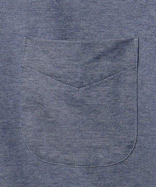 BEAUTY&YOUTH UNITED ARROWS / ビューティー&ユース ユナイテッドアローズ シャツ・ブラウス | クイック ストレッチ シャンブレー ボタンダウン 半袖シャツ SLIM型 吸水速乾機能付き | 詳細6