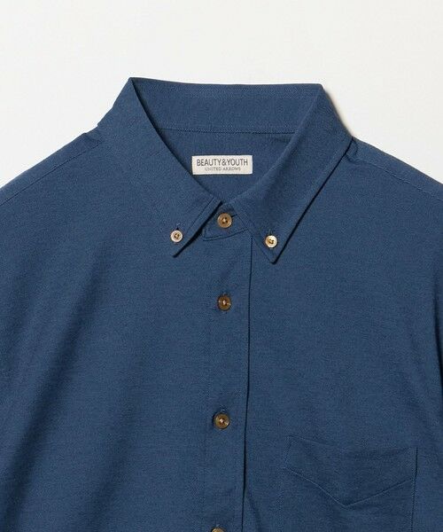 BEAUTY&YOUTH UNITED ARROWS / ビューティー&ユース ユナイテッドアローズ シャツ・ブラウス | クイック ストレッチ シャンブレー ボタンダウン 半袖シャツ SLIM型 吸水速乾機能付き | 詳細22