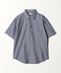 BEAUTY&YOUTH UNITED ARROWS / ビューティー&ユース ユナイテッドアローズ シャツ・ブラウス | クイック ストレッチ ストライプ シャンブレー ボタンダウン 半袖シャツ SLIM型 吸水速乾機能付き