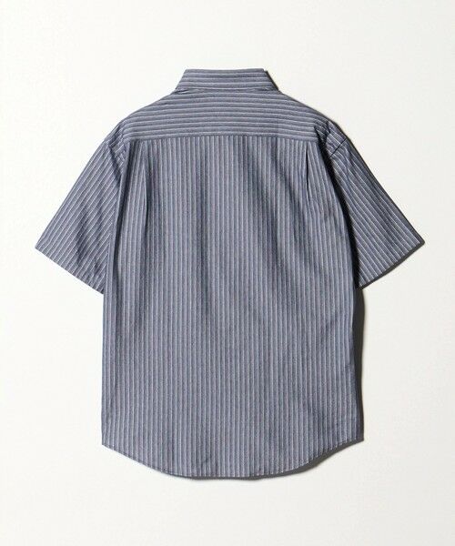 BEAUTY&YOUTH UNITED ARROWS / ビューティー&ユース ユナイテッドアローズ シャツ・ブラウス | クイック ストレッチ ストライプ シャンブレー ボタンダウン 半袖シャツ SLIM型 吸水速乾機能付き | 詳細4