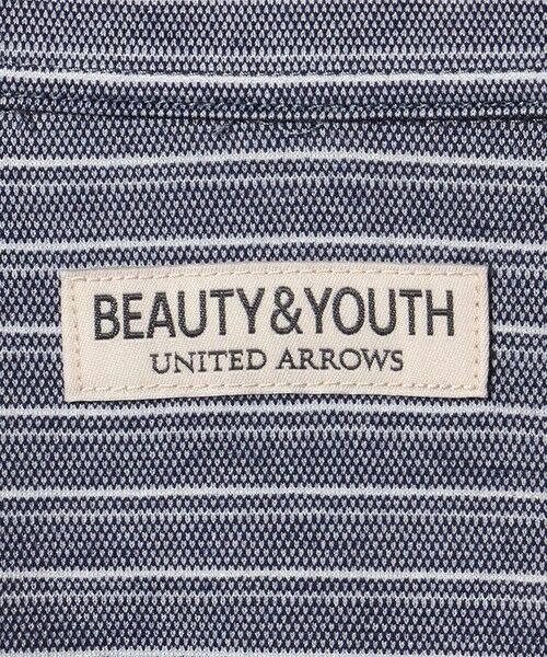 BEAUTY&YOUTH UNITED ARROWS / ビューティー&ユース ユナイテッドアローズ シャツ・ブラウス | クイック ストレッチ ストライプ シャンブレー ボタンダウン 半袖シャツ SLIM型 吸水速乾機能付き | 詳細19