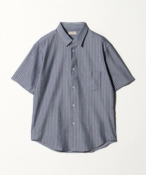 BEAUTY&YOUTH UNITED ARROWS / ビューティー&ユース ユナイテッドアローズ シャツ・ブラウス | クイック ストレッチ ストライプ シャンブレー ボタンダウン 半袖シャツ SLIM型 吸水速乾機能付き | 詳細12