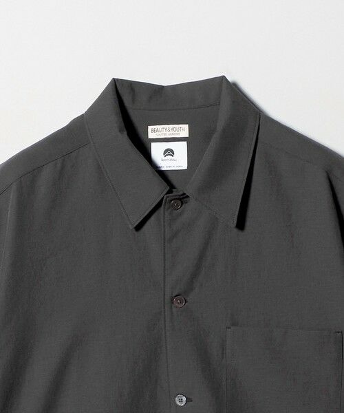 BEAUTY&YOUTH UNITED ARROWS / ビューティー&ユース ユナイテッドアローズ シャツ・ブラウス | KOMATSU PACK キャンプカラー ショートスリーブ シャツ GRANDE型 セットアップ対応 撥水 ウォッシャブル | 詳細6