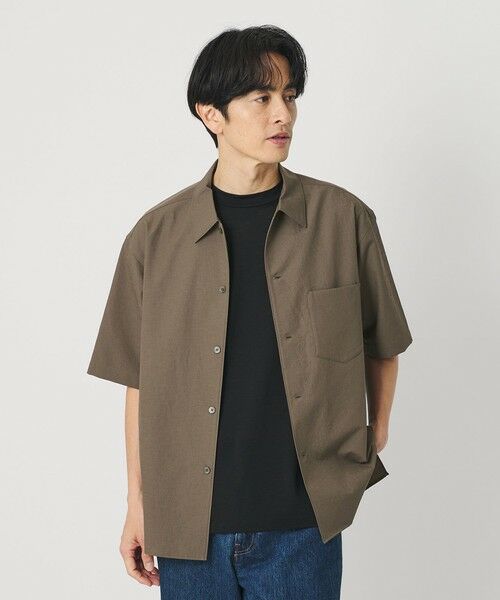 BEAUTY&YOUTH UNITED ARROWS / ビューティー&ユース ユナイテッドアローズ シャツ・ブラウス | KOMATSU PACK キャンプカラー ショートスリーブ シャツ GRANDE型 セットアップ対応 撥水 ウォッシャブル | 詳細14
